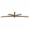 Ekena Millwork Davenport Smooth Timber Gable Bracket, Douglas Fir, 108"W x 27"H x 3 1/2"D x 3 1/2"F, 6/12 Pitch GBW108X27X0404DAV00SDF - alternate 2